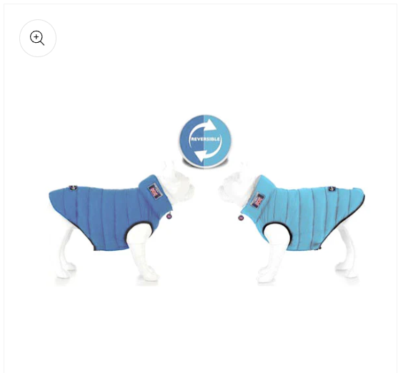 Jacket Puffer Reversible Azure & Sky