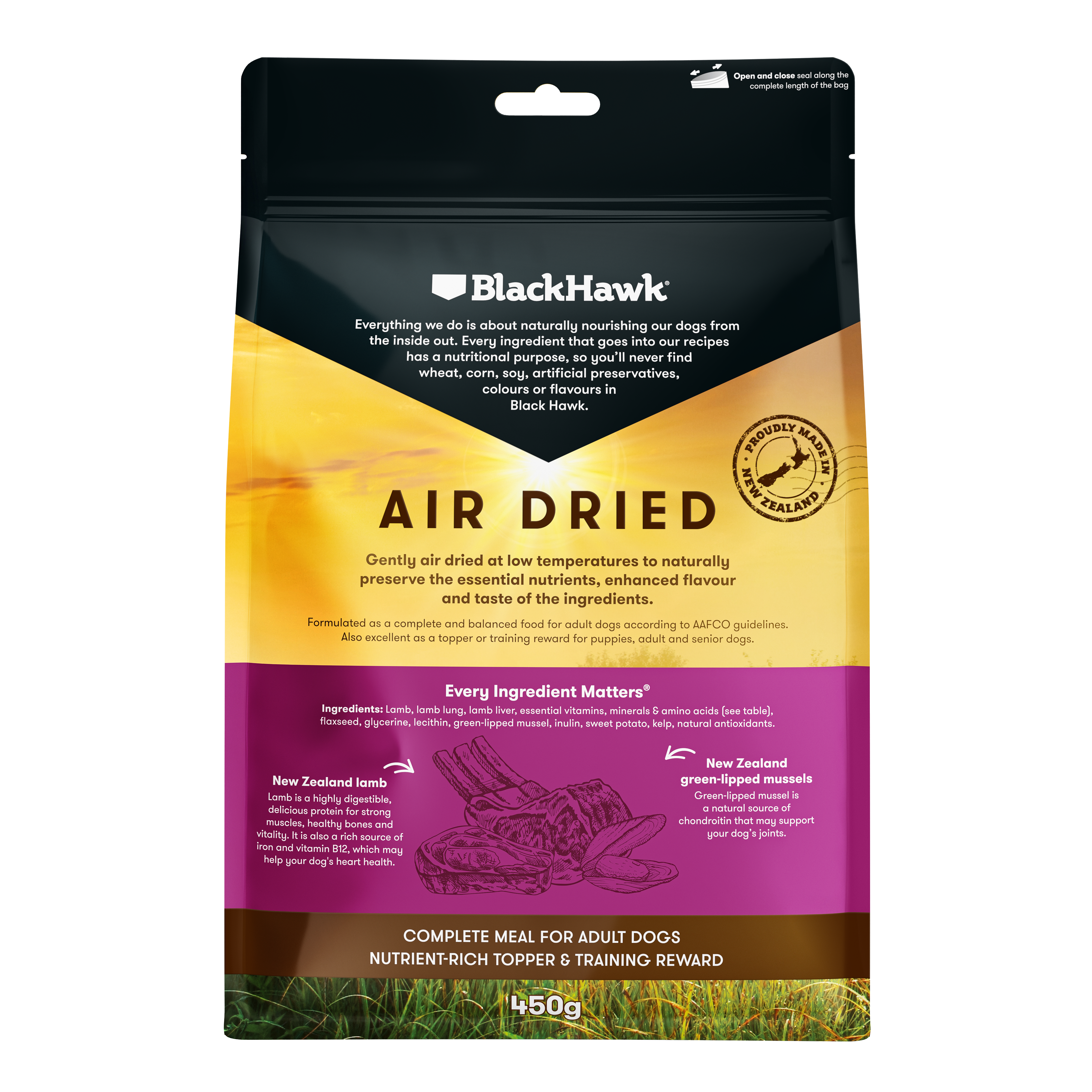 Black Hawk Air Dried Lamb