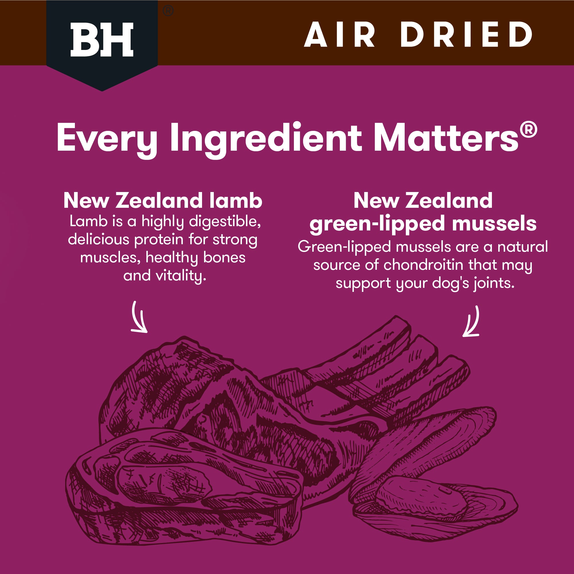 Black Hawk Air Dried Lamb