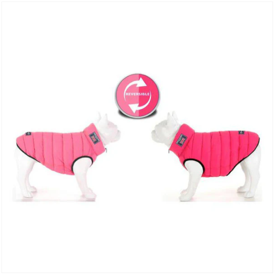 Jacket Puffer Reversible Baby Pink & Magenta