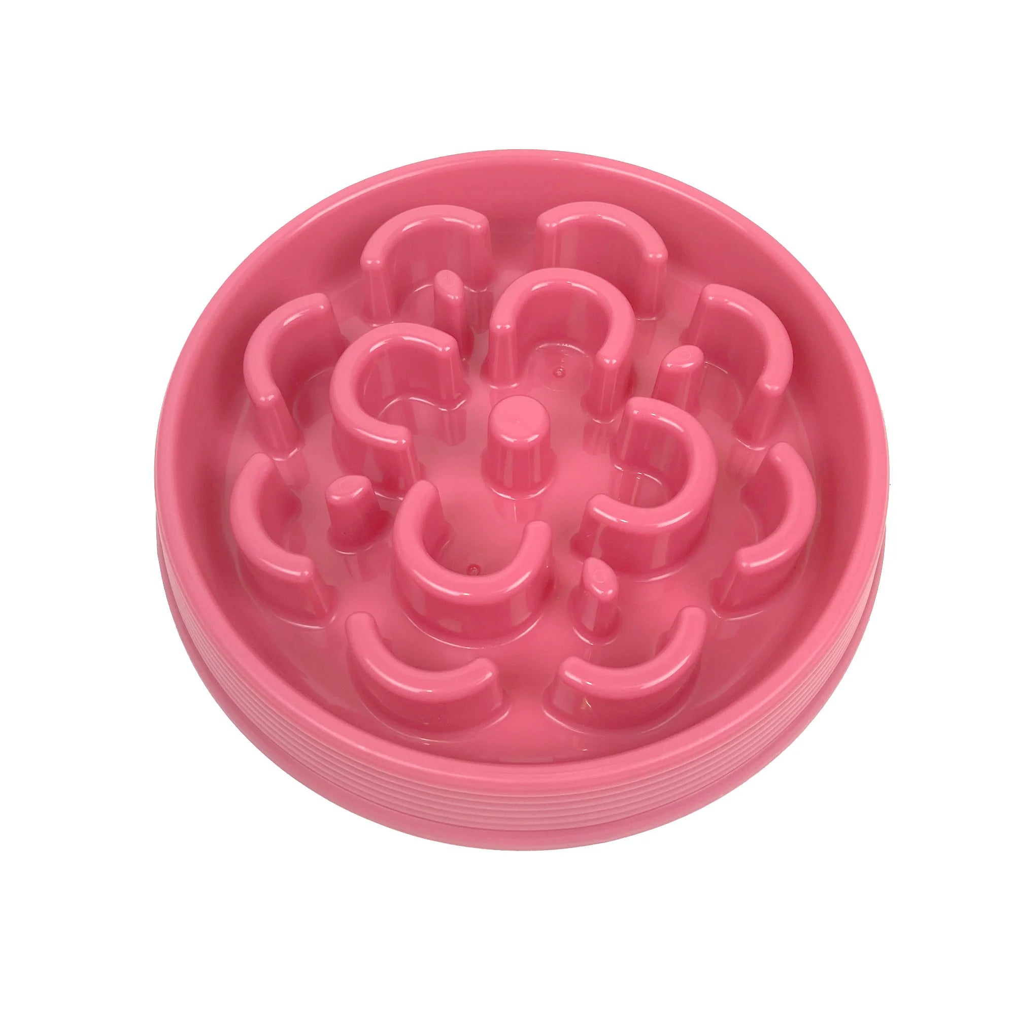 Barkley & Bella Dog Slow Chow Feeder Pink Medium