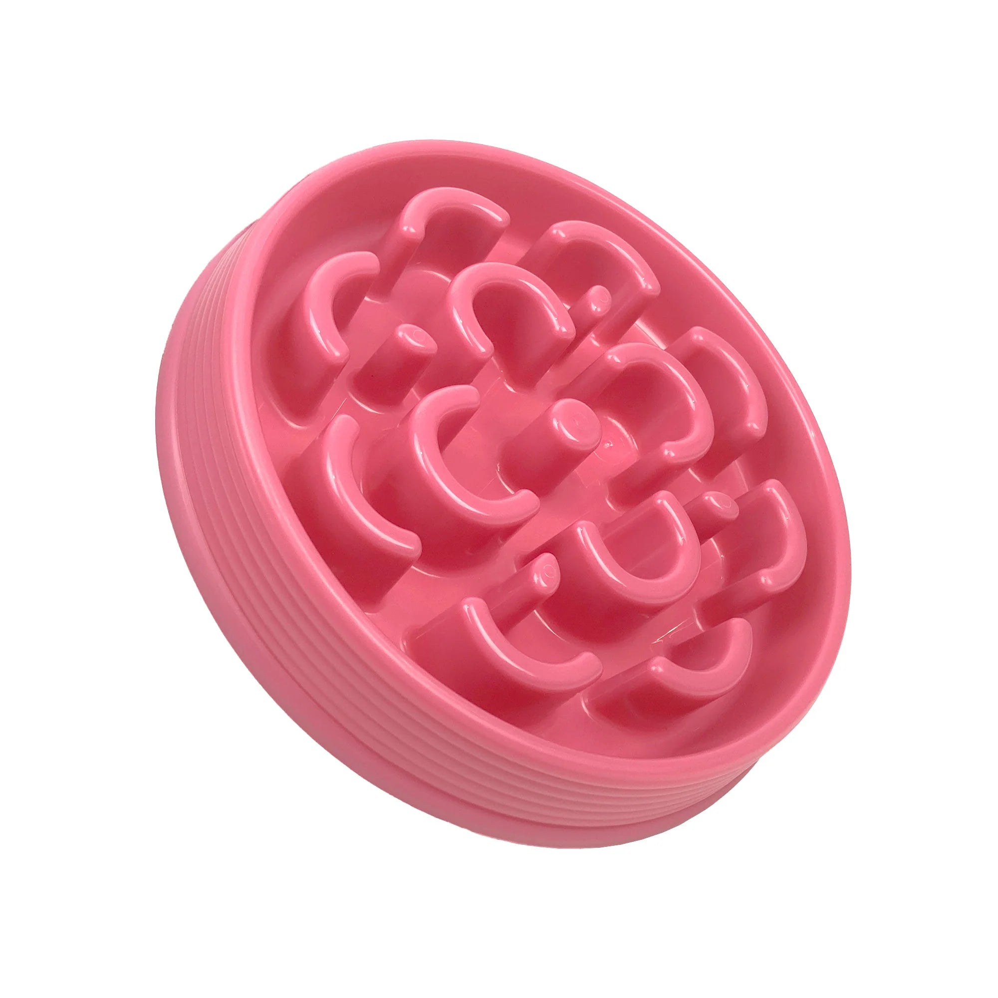 Barkley & Bella Dog Slow Chow Feeder Pink Medium