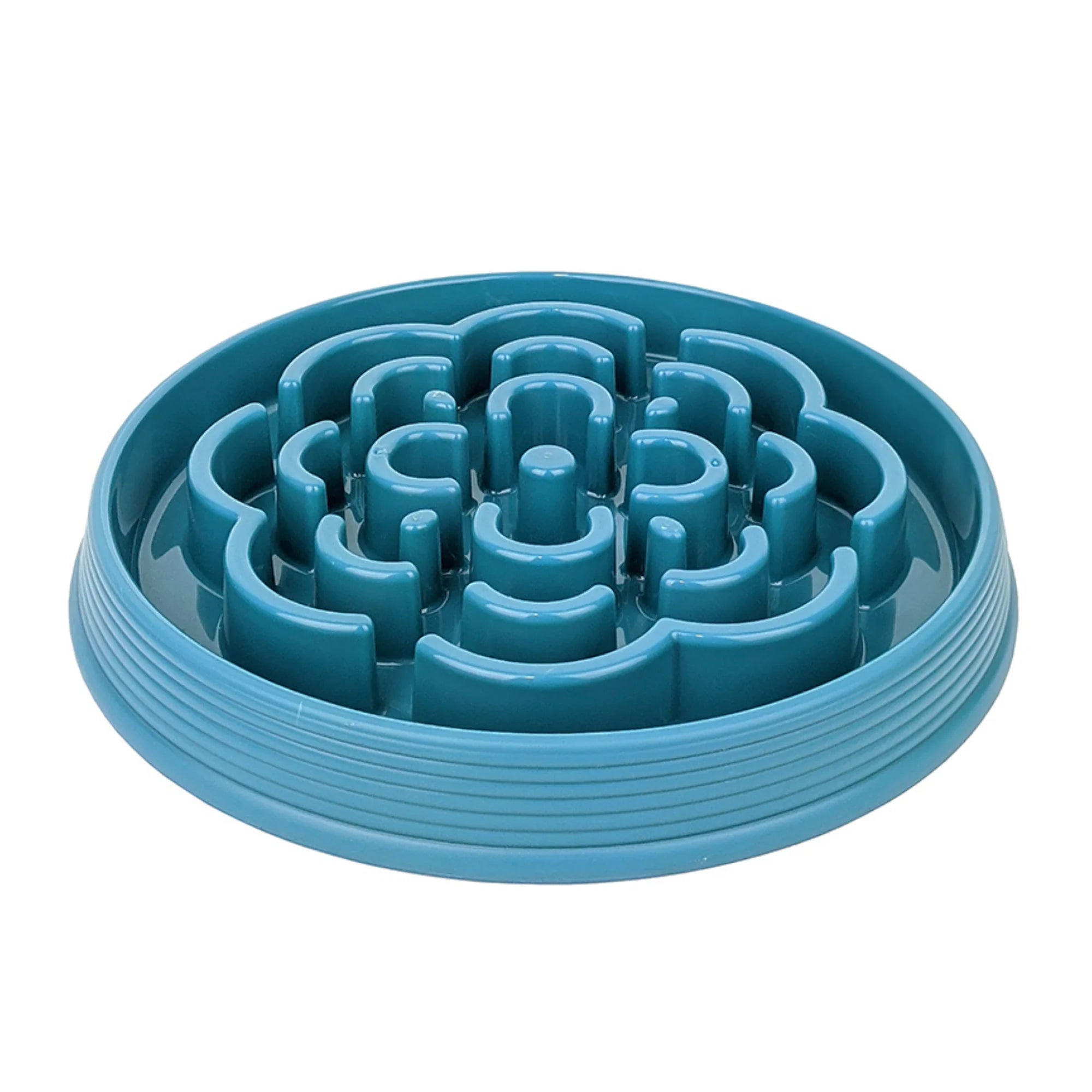 Barkley & Bella Dog Slow Chow Feeder Teal Large