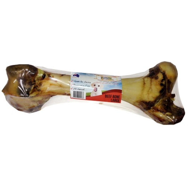 Pooch Treats Beef Bones Large Wrapped