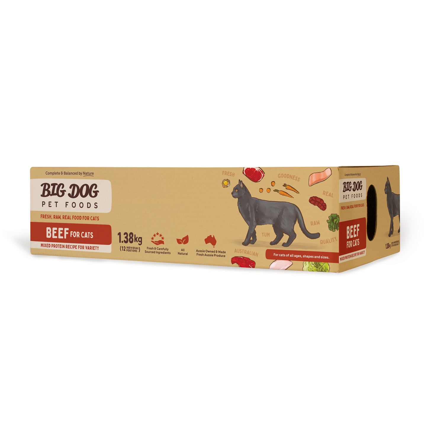 Big Dog Barf Cat Beef 1.38kg