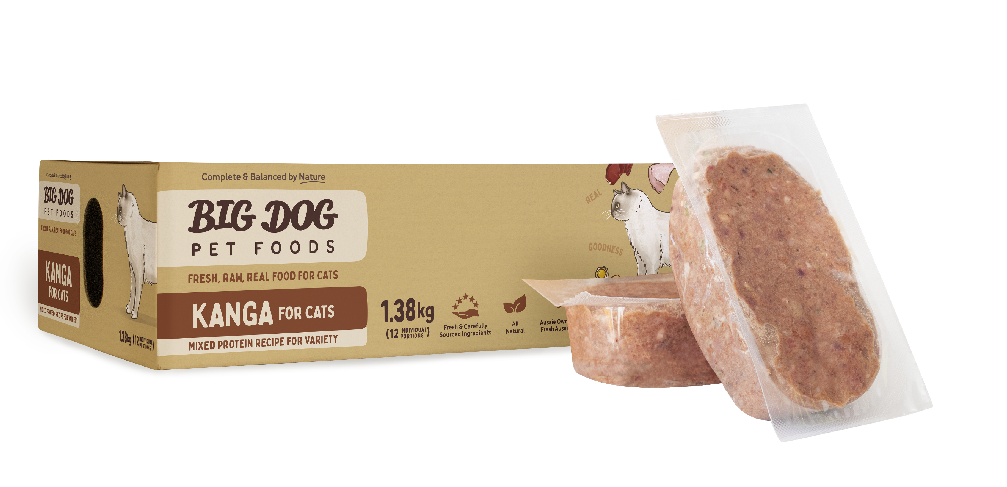 Big Dog Barf Cat Kangaroo 1.38KG
