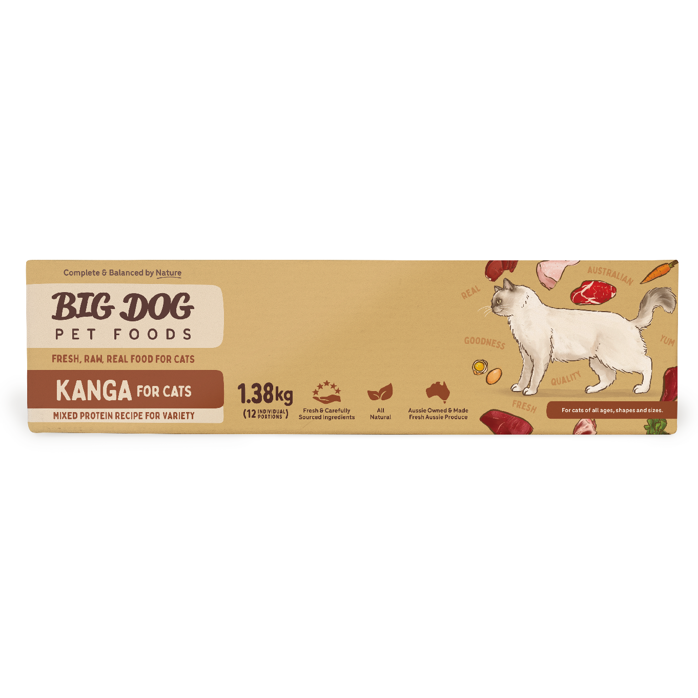 Big Dog Barf Cat Kangaroo 1.38KG