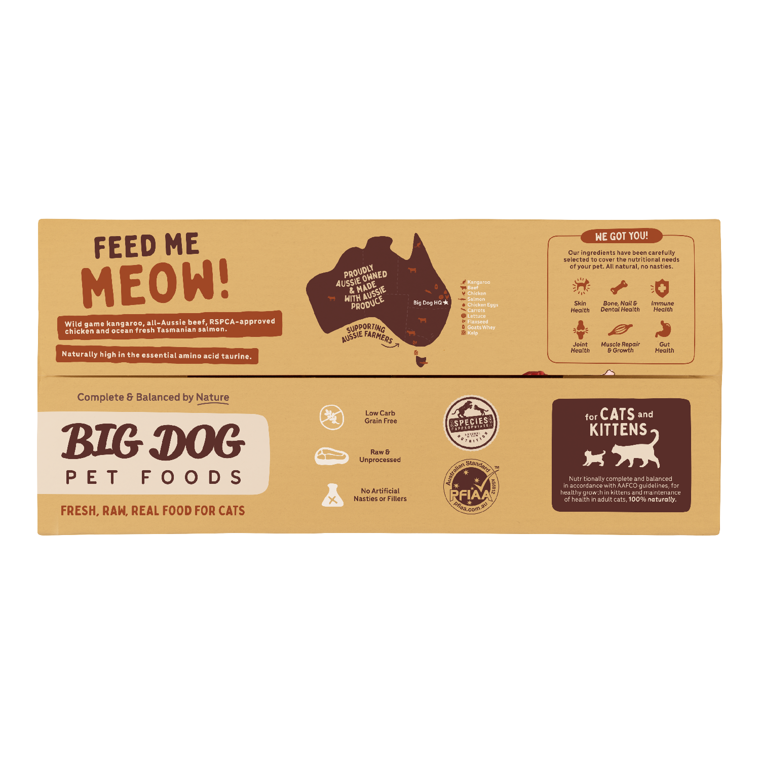 Big Dog Barf Cat Kangaroo 1.38KG