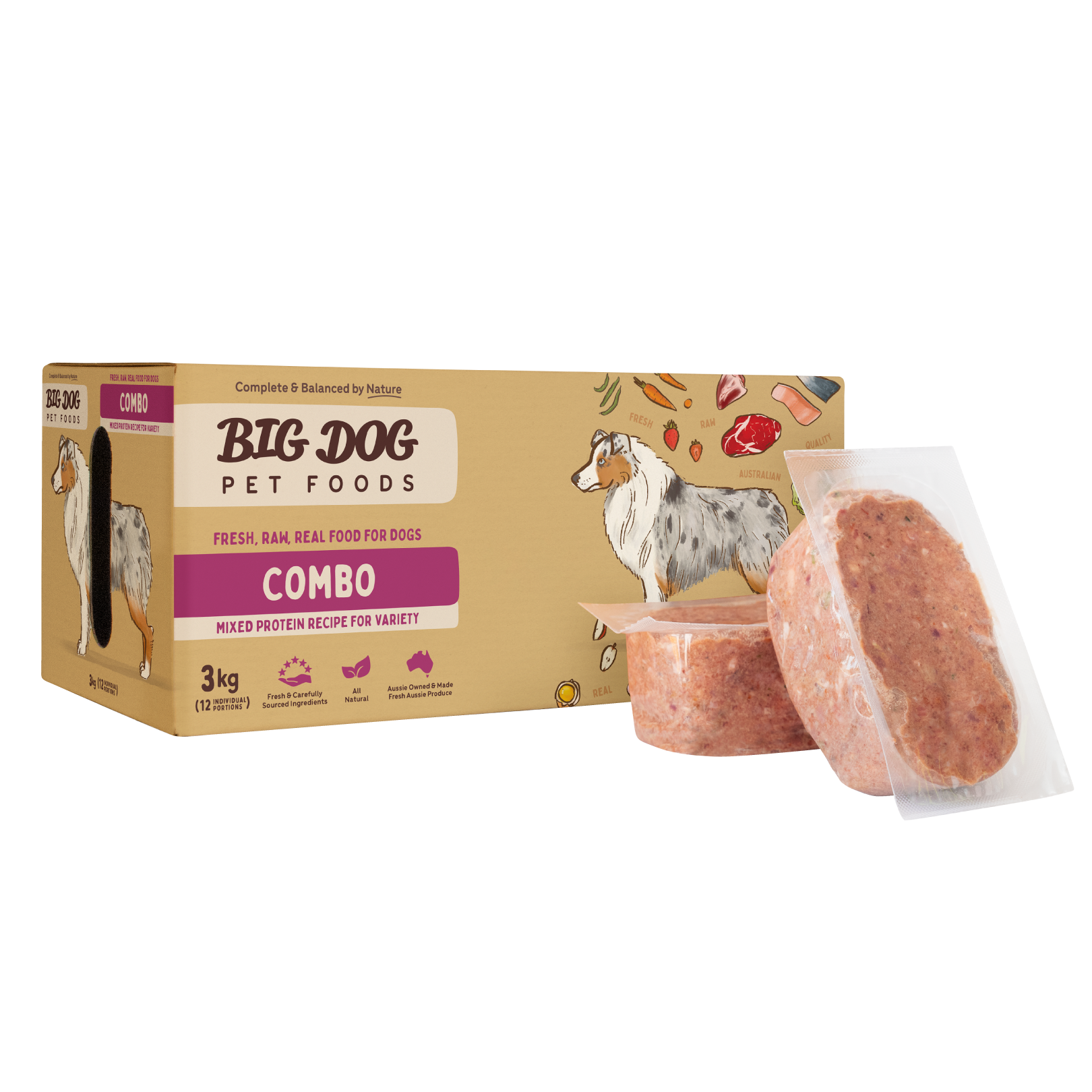 Big Dog Barf Dog Combo 3KG