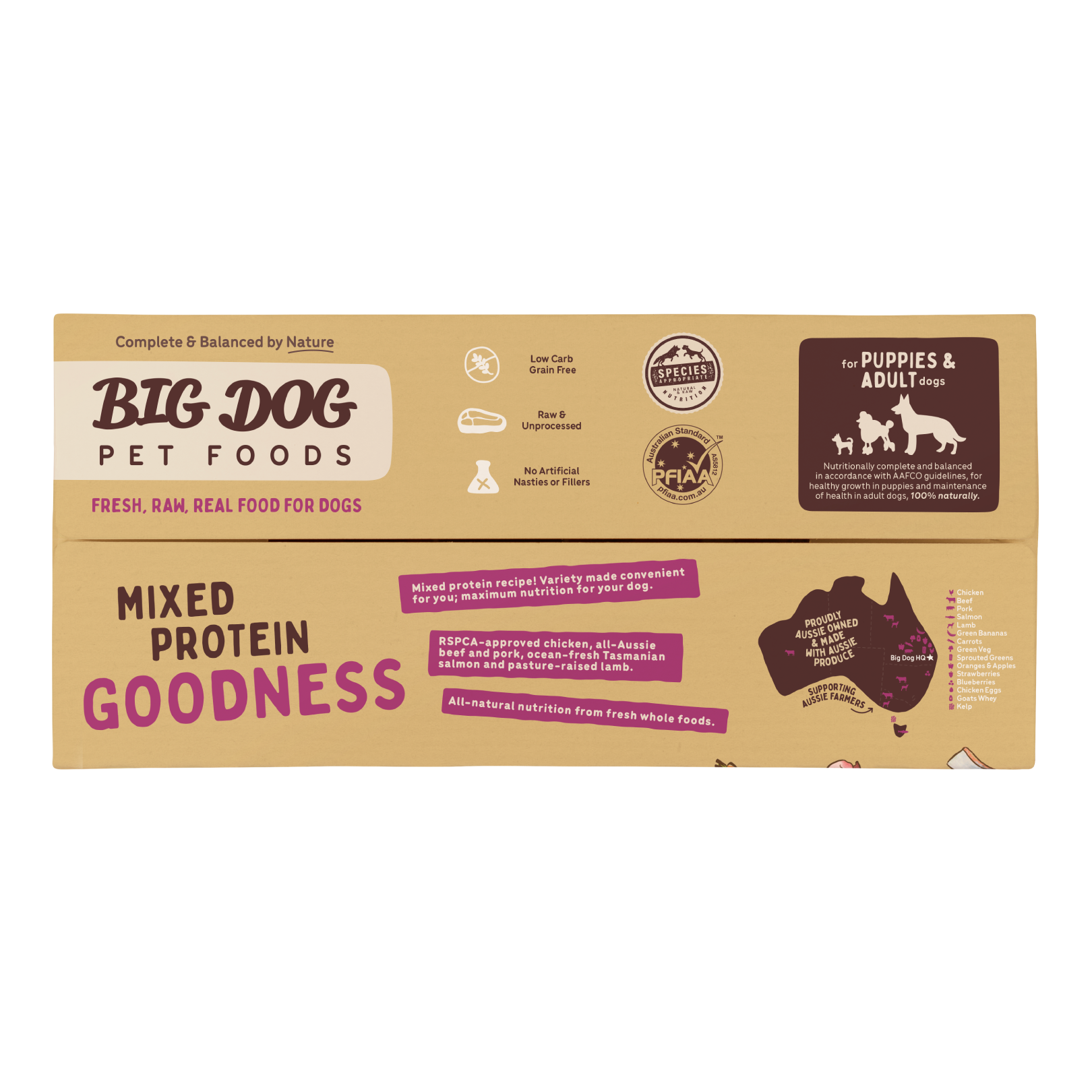 Big Dog Barf Dog Combo 3KG