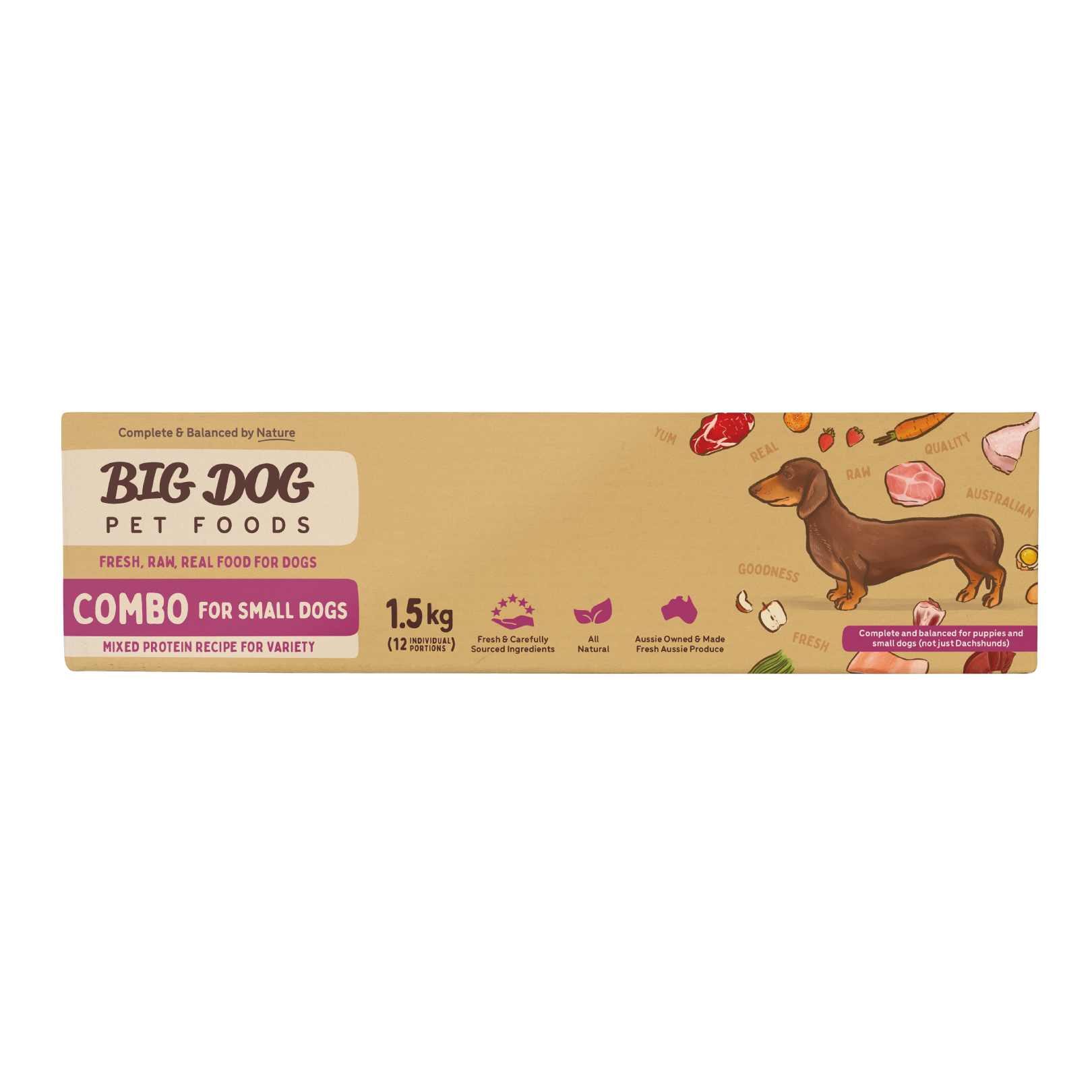 Big Dog Barf Dog Combo Small Dog 1.5KG