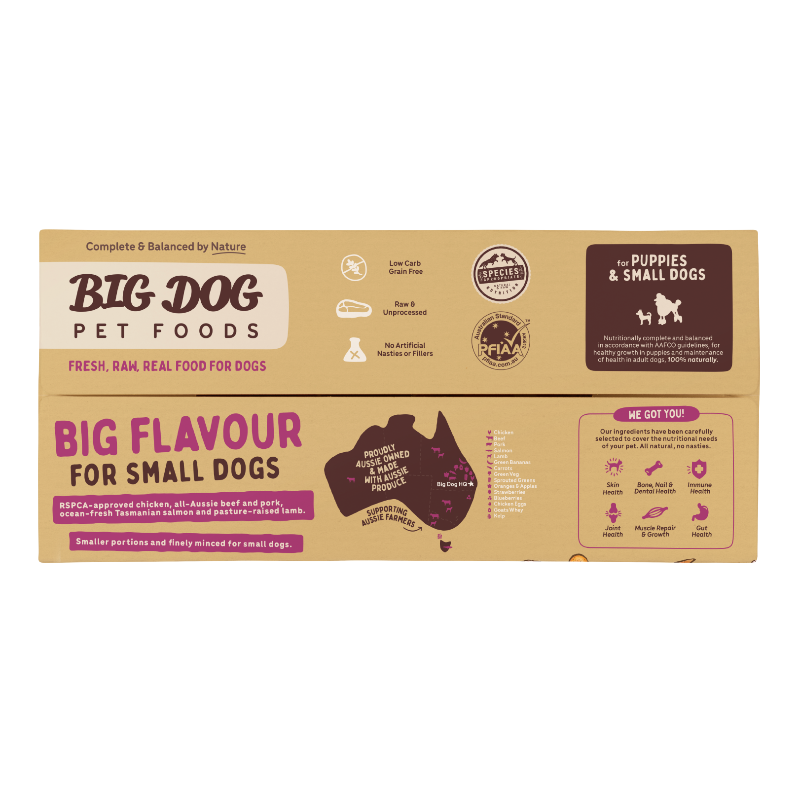 Big Dog Barf Dog Combo Small Dog 1.5KG