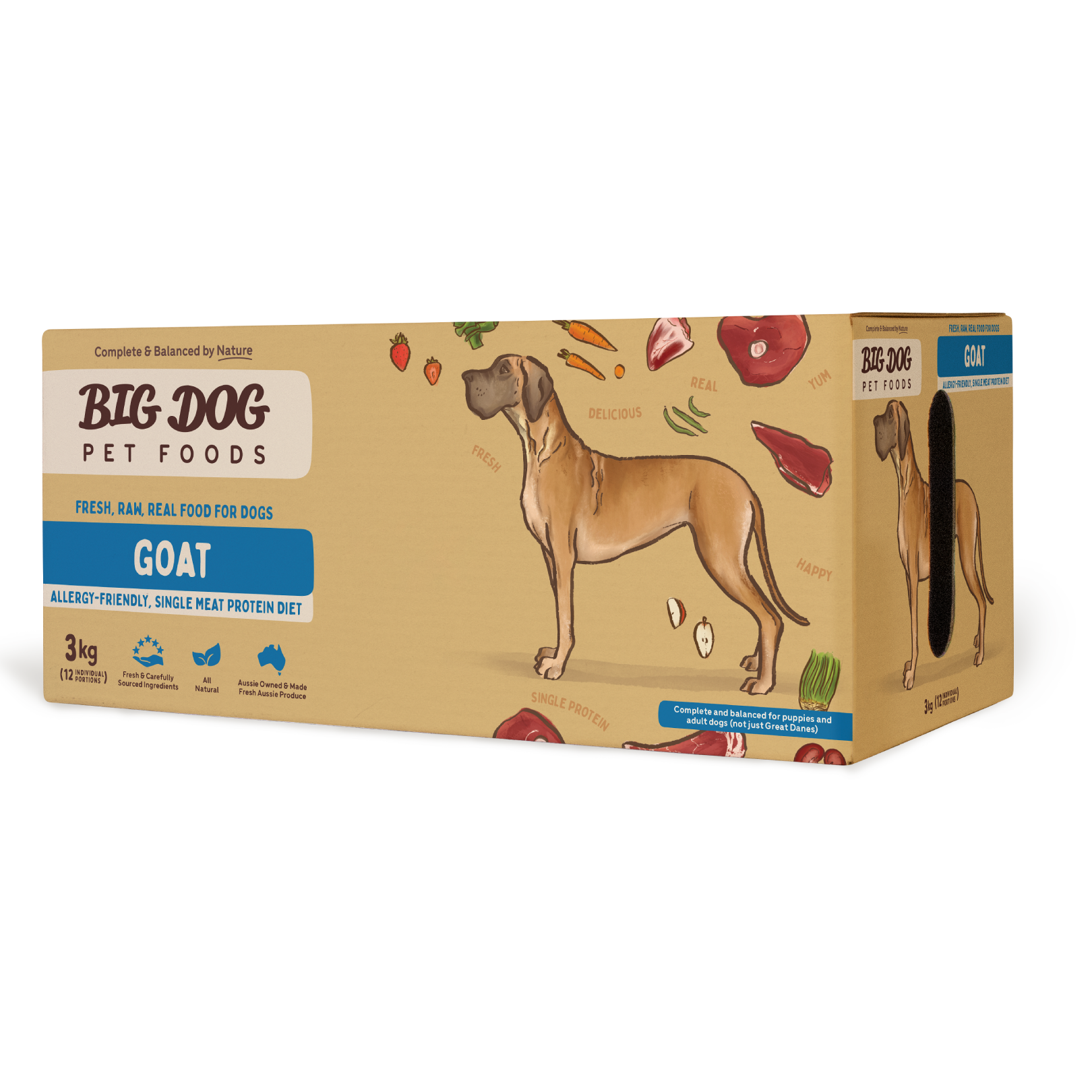 Big Dog Barf Dog Goat 3KG