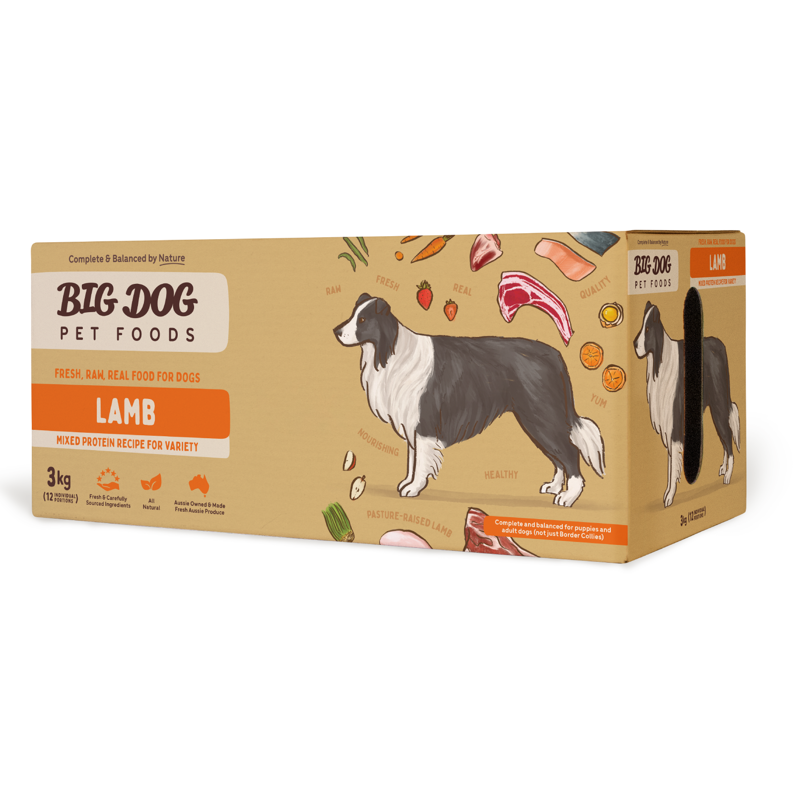 Big Dog Barf Dog Lamb 3KG