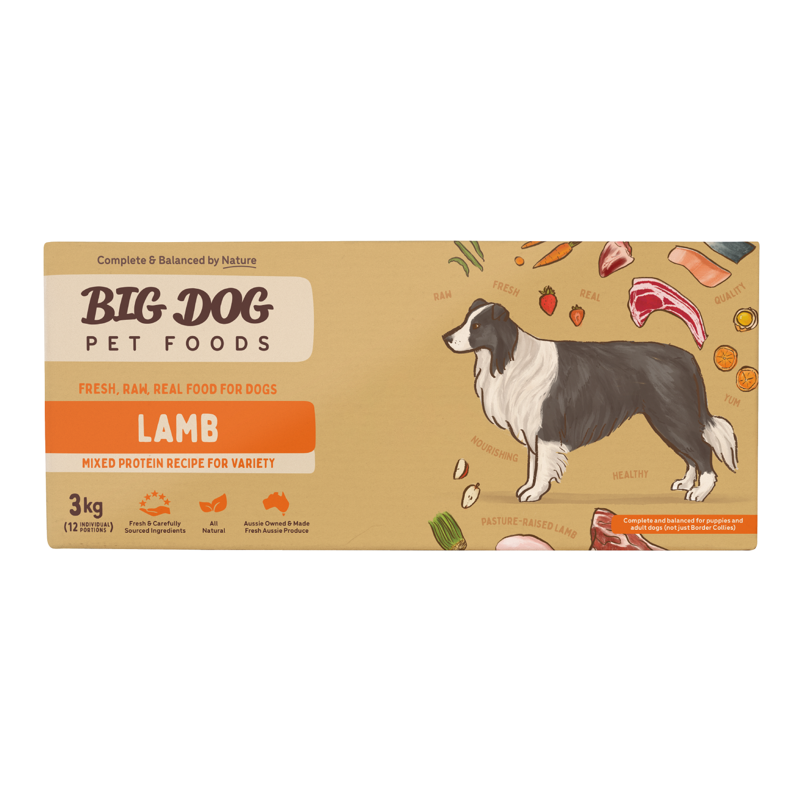 Big Dog Barf Dog Lamb 3KG