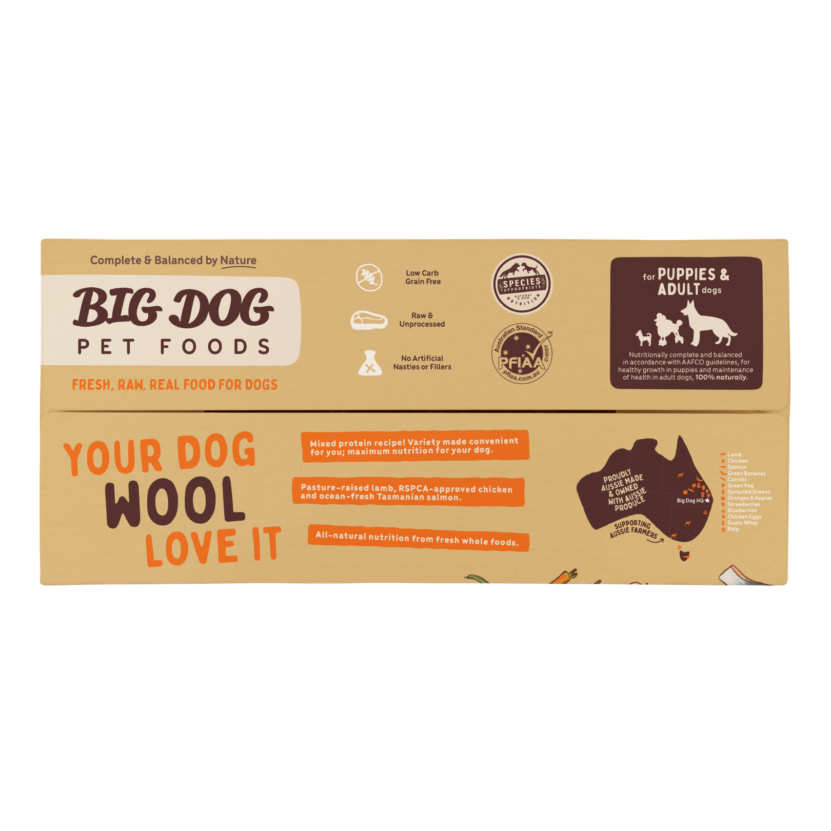 Big Dog Barf Dog Lamb 3KG