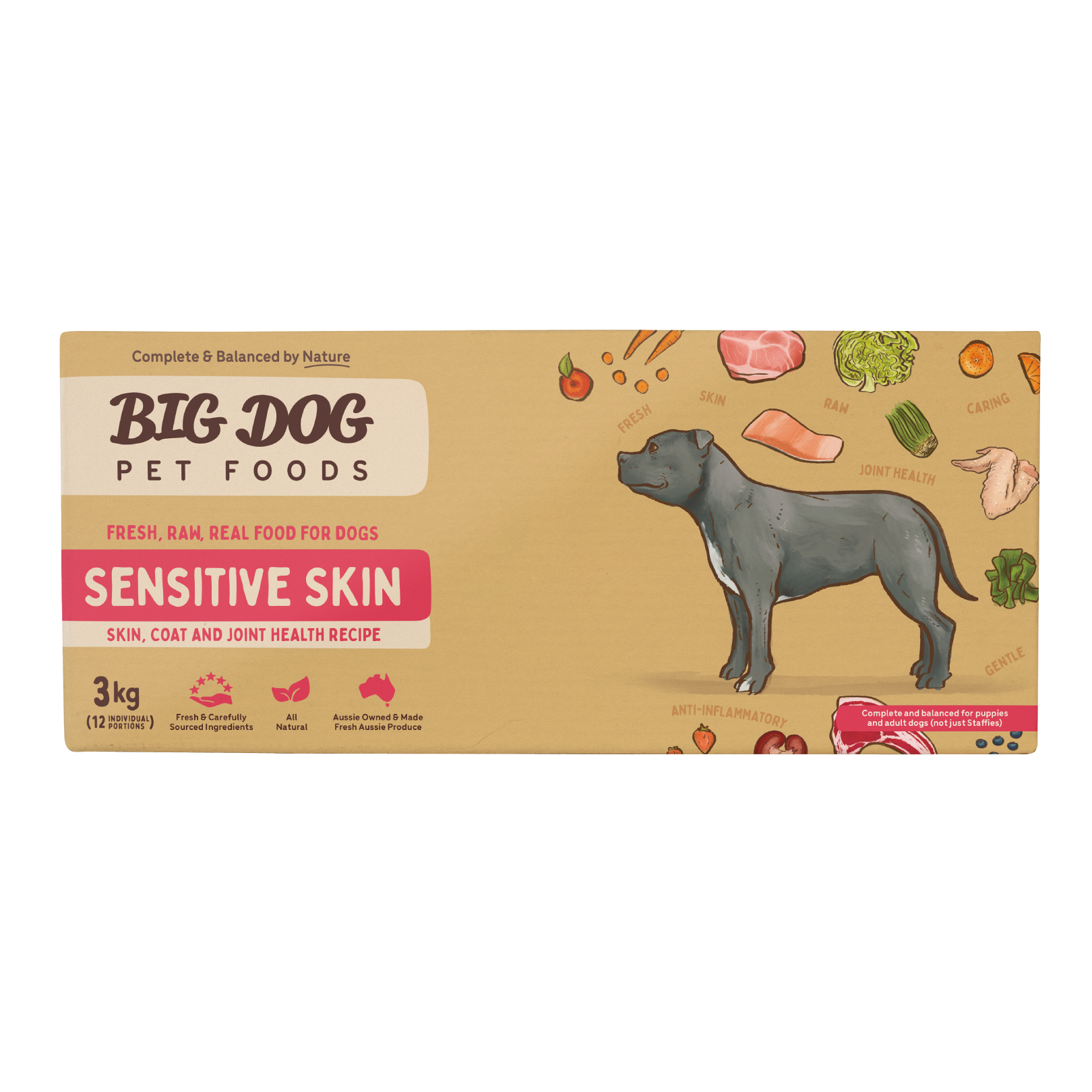 Big Dog Barf Dog Sensitive Skin 3KG