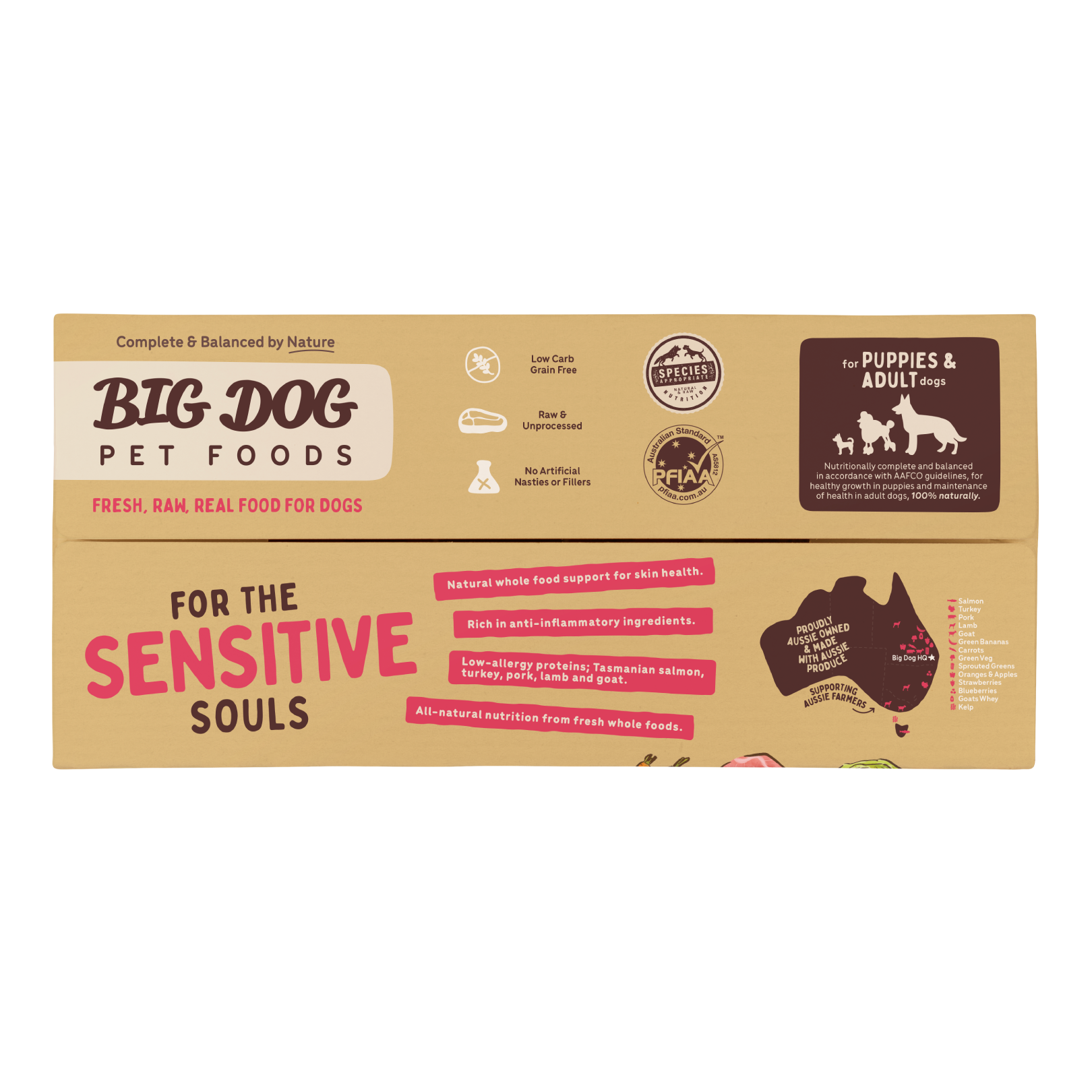 Big Dog Barf Dog Sensitive Skin 3KG