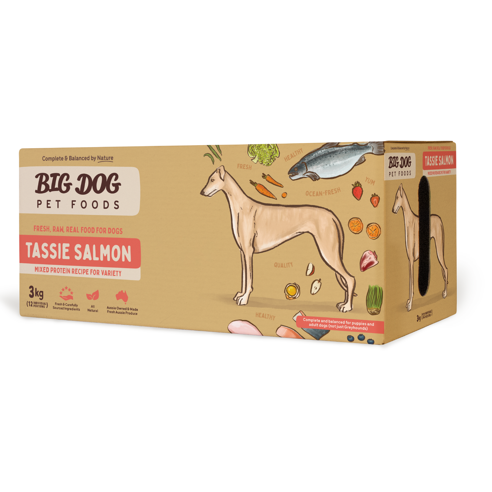 Big Dog Barf Dog Tasmanian Salmon 3KG