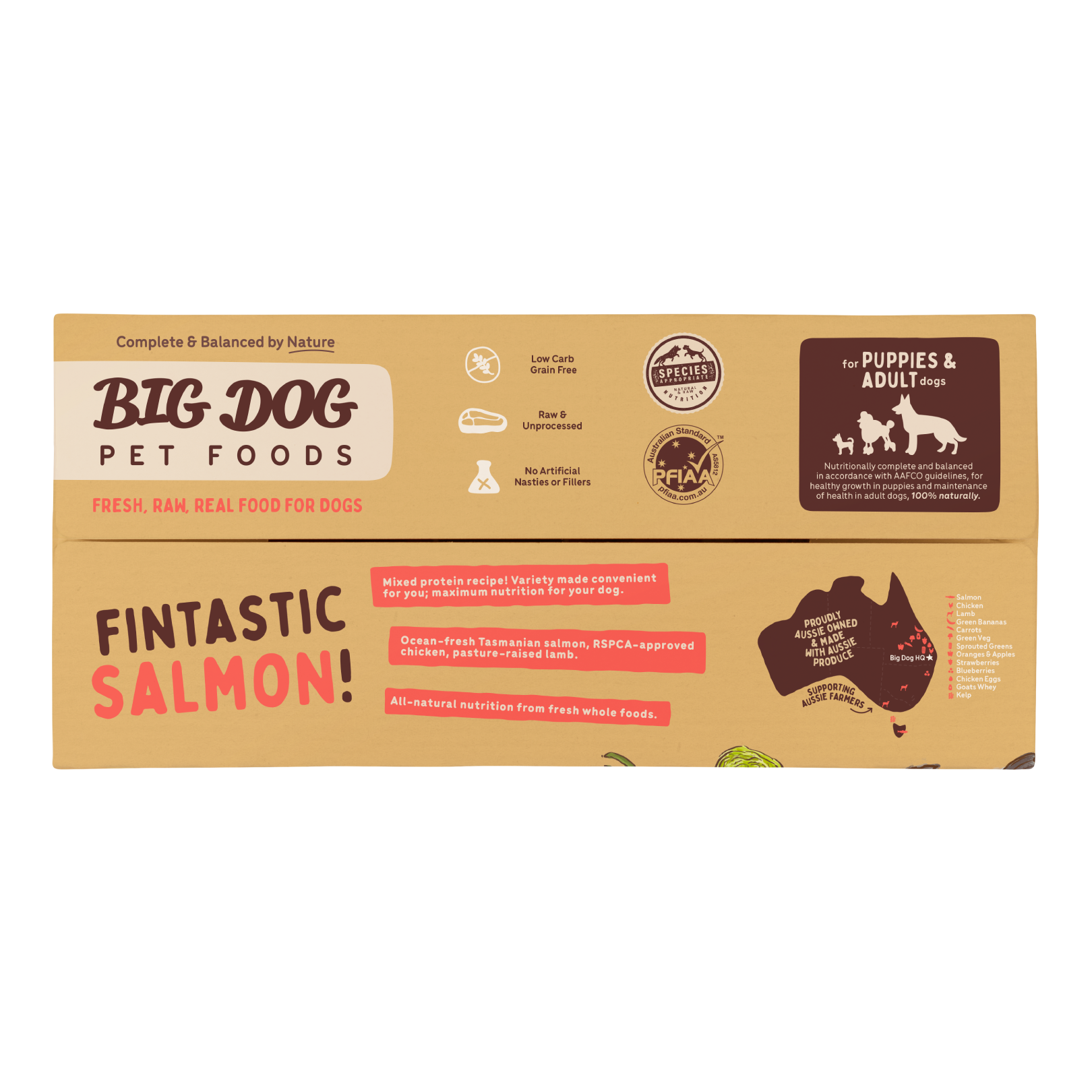 Big Dog Barf Dog Tasmanian Salmon 3KG