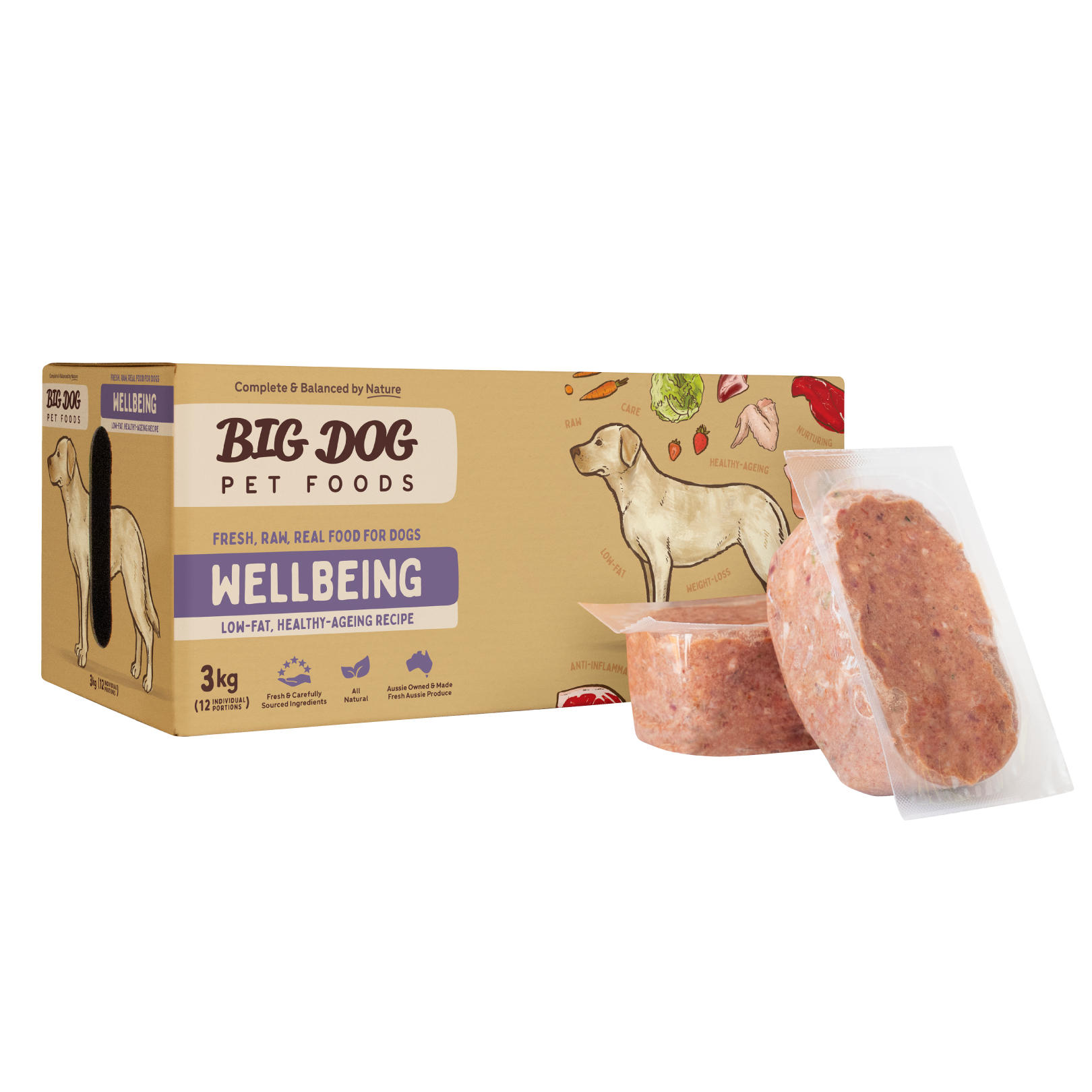 Big Dog Barf Dog Wellbeing 3KG