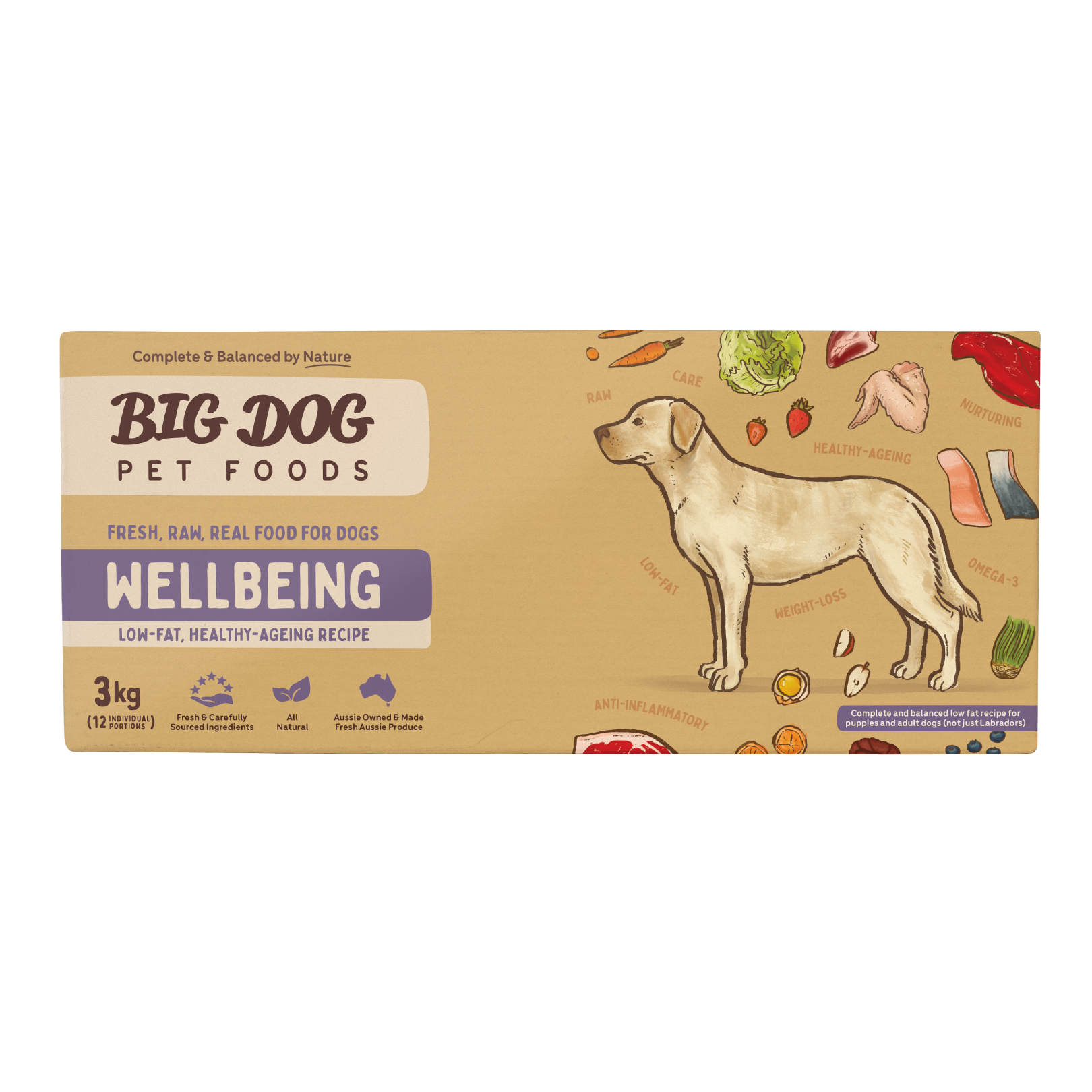 Big Dog Barf Dog Wellbeing 3KG
