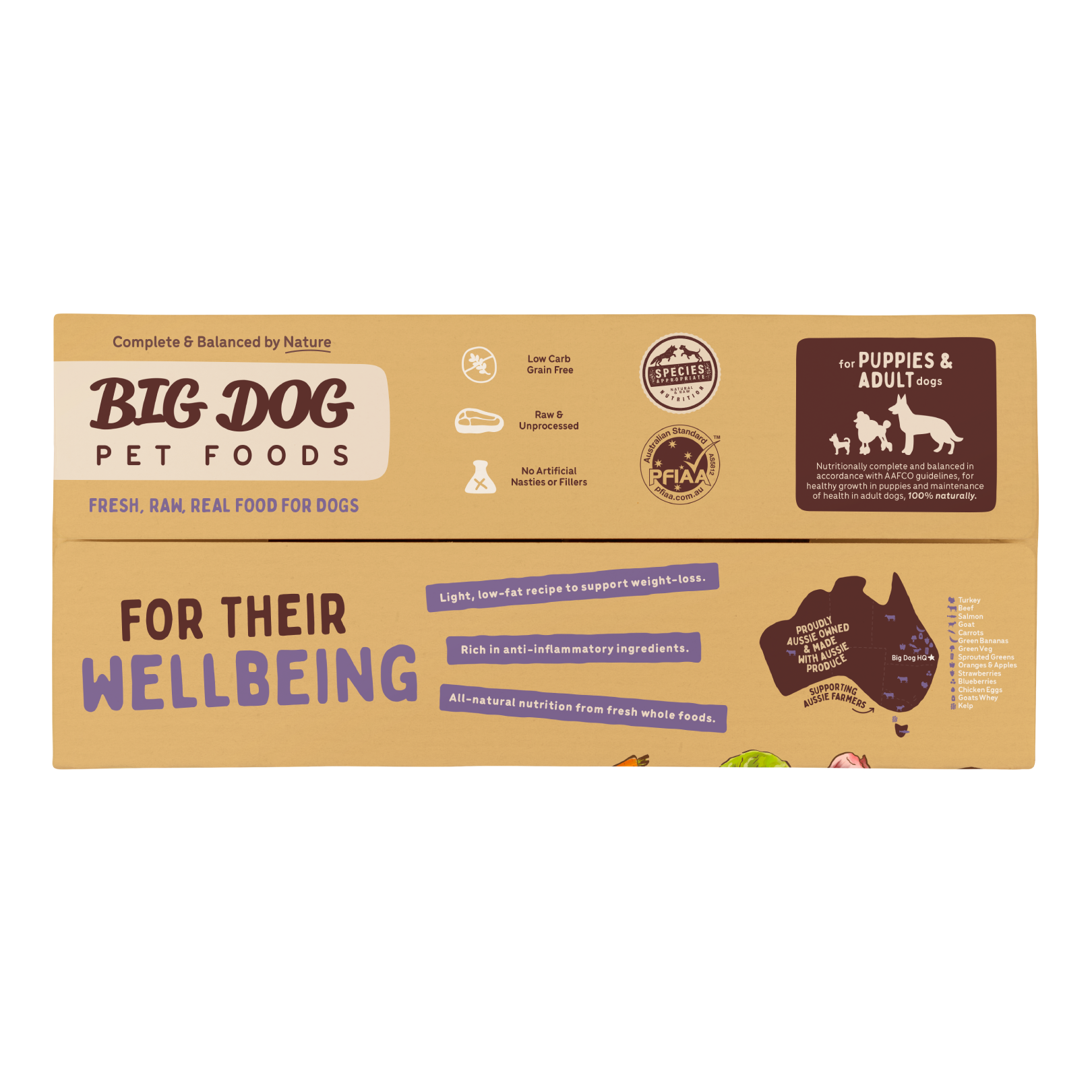 Big Dog Barf Dog Wellbeing 3KG