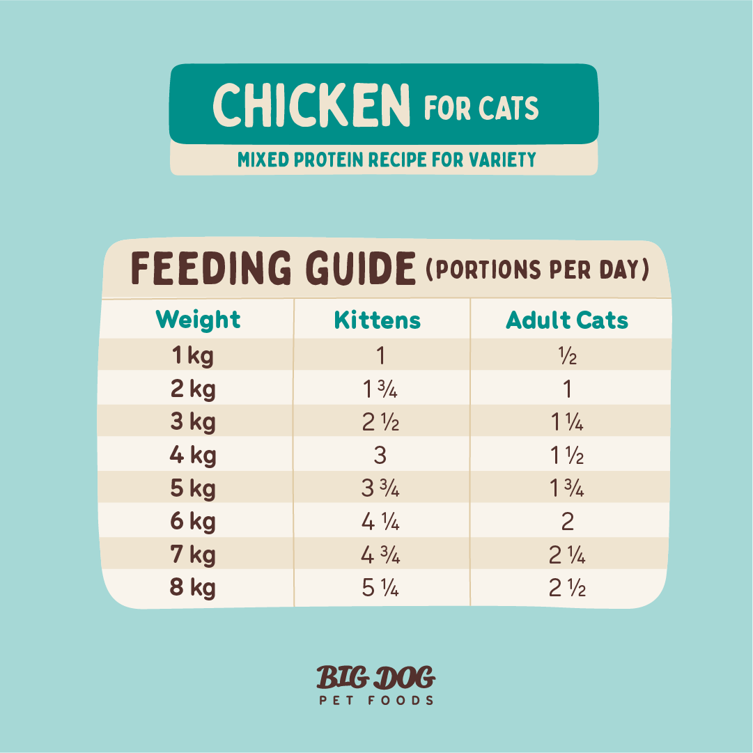 Big Dog Barf Cat Chicken 1.38KG