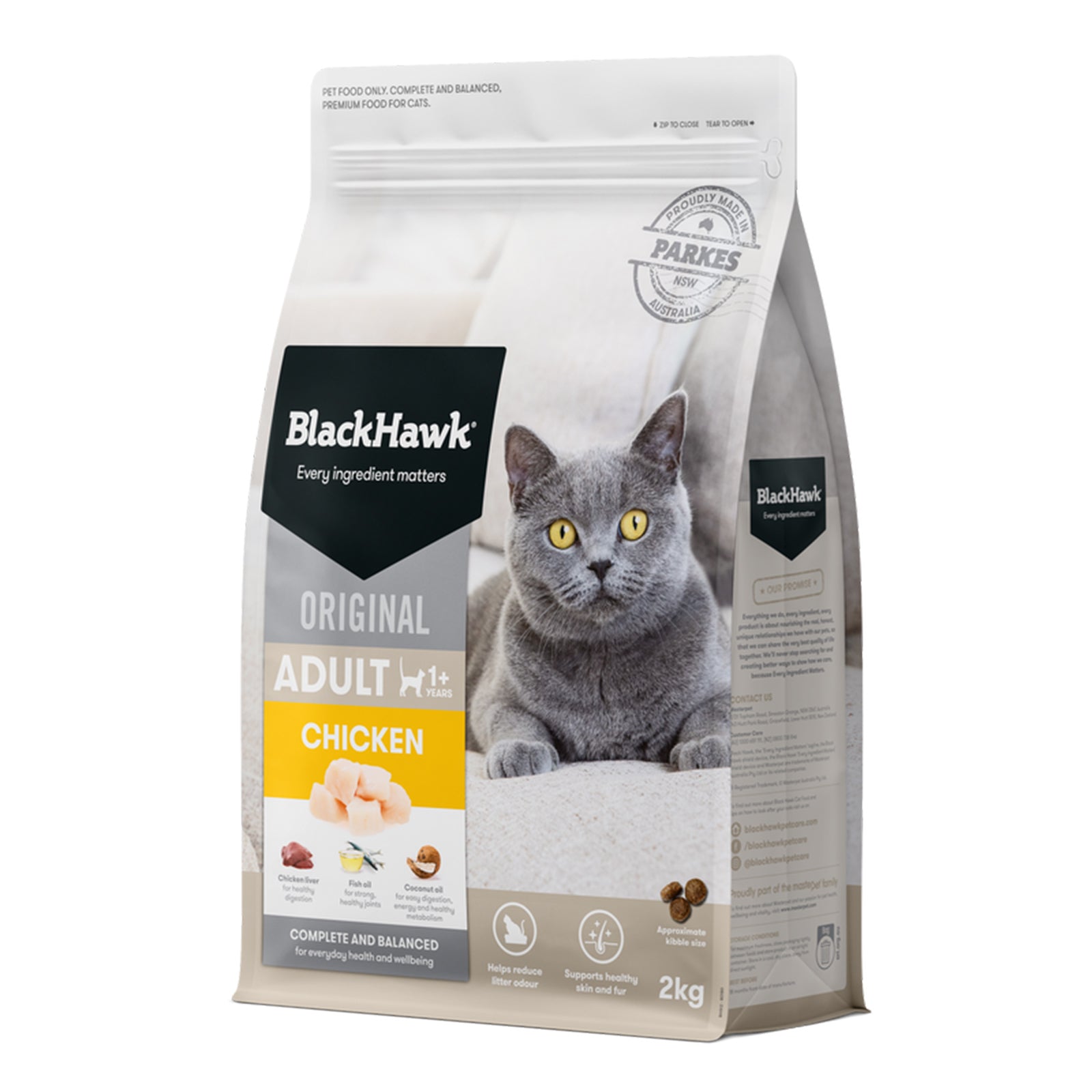 Black Hawk Cat Dry Chicken