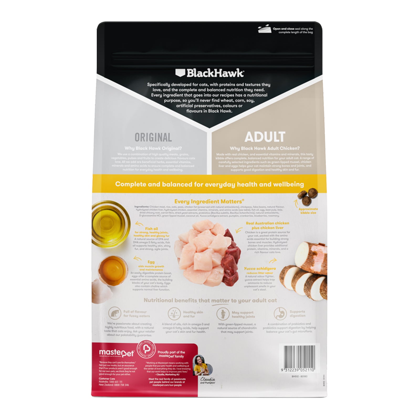 Black Hawk Cat Dry Chicken