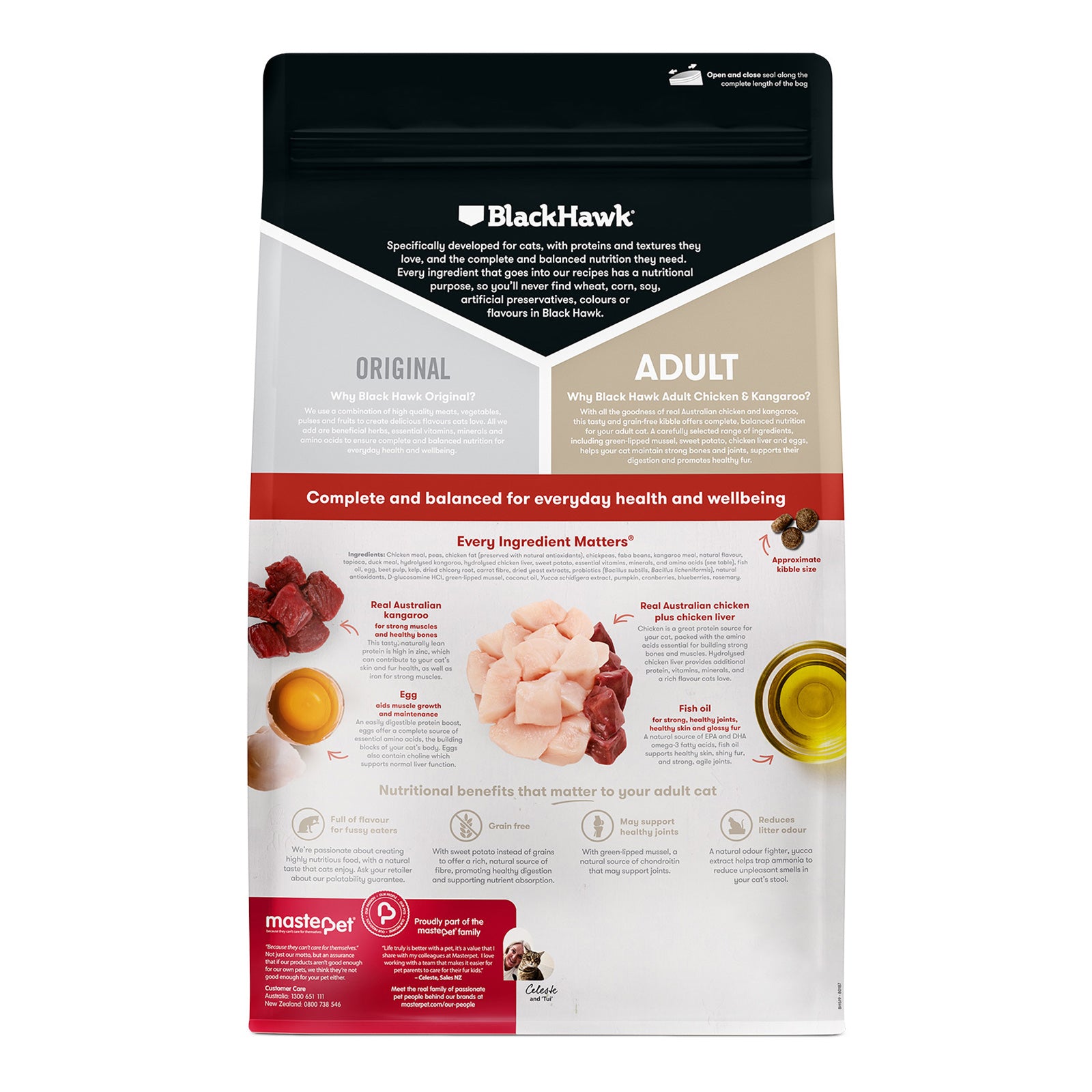 Black Hawk Cat Dry Chicken Kangaroo