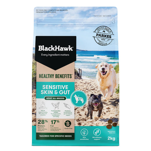 Black Hawk Dog Healthy Benefits Sensitive Skin and Gut