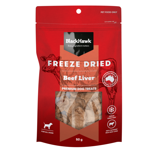 Black Hawk Freeze Dried Beef Liver 50g