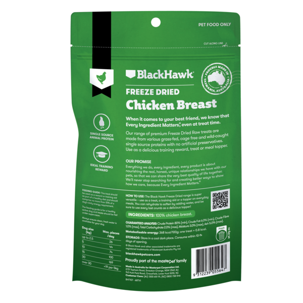 Black Hawk Freeze Dried Chicken 40g