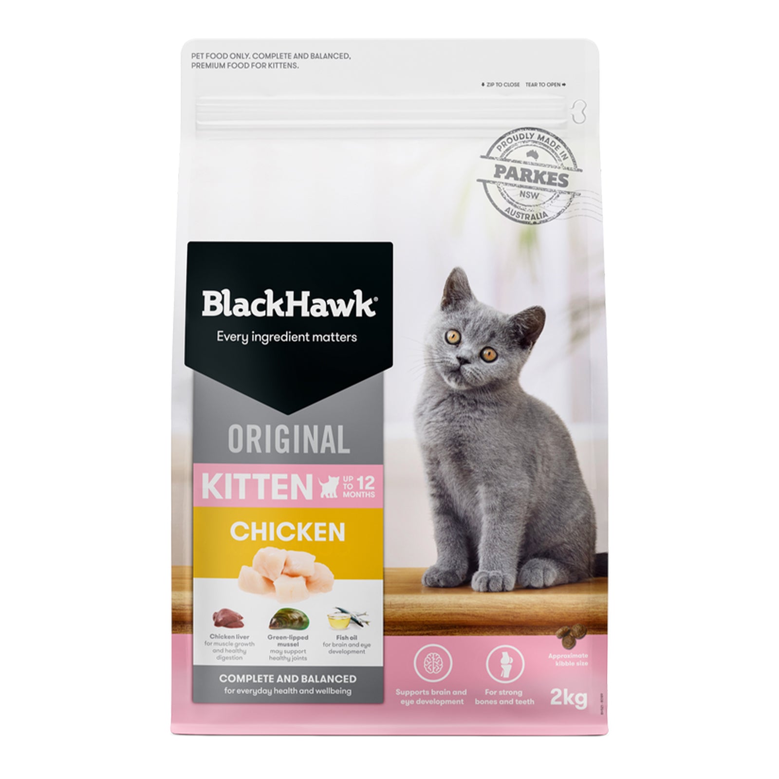 Black Hawk Kitten Dry Chicken