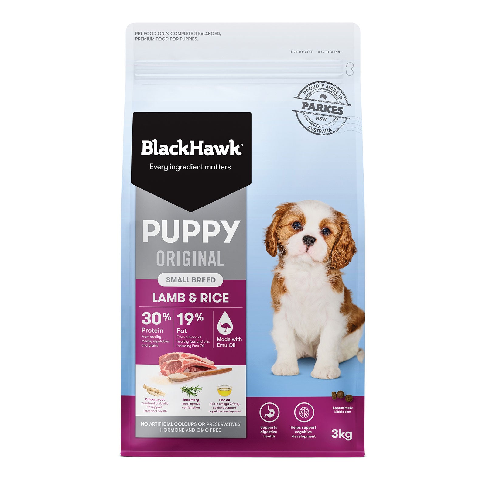 Black Hawk Puppy Small Breed Lamb