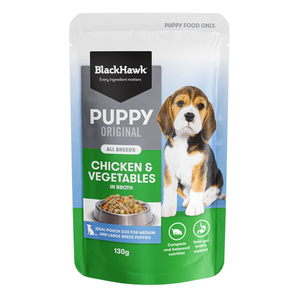 Black Hawk Puppy Wet Chicken 130g