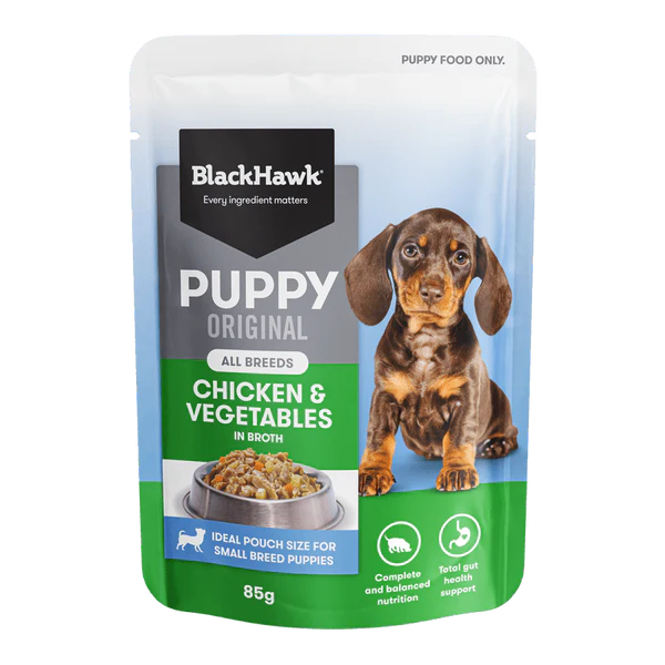 Black Hawk Puppy Wet Chicken 85g