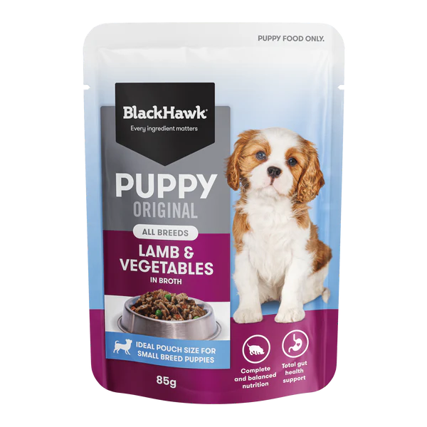 Black Hawk Puppy Wet Lamb 85g