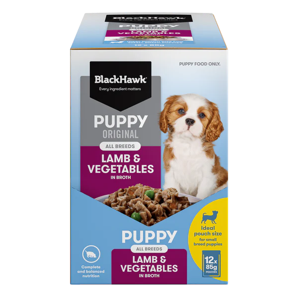 Black Hawk Puppy Wet Lamb 85g