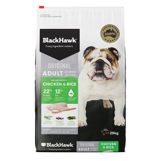Black Hawk Dog Dry Chicken