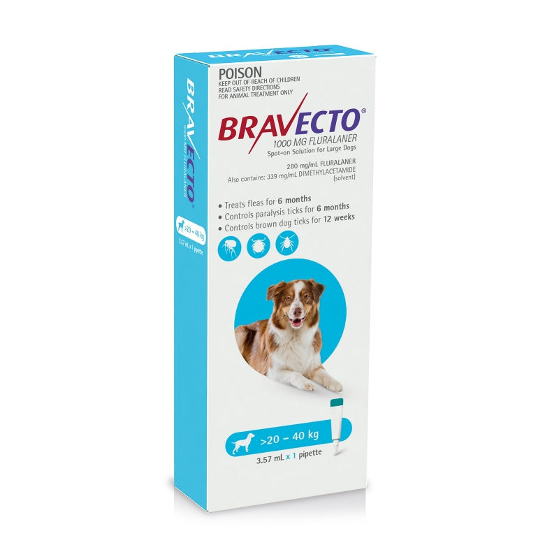 Bravecto Dog Spot On 20 - 40kg