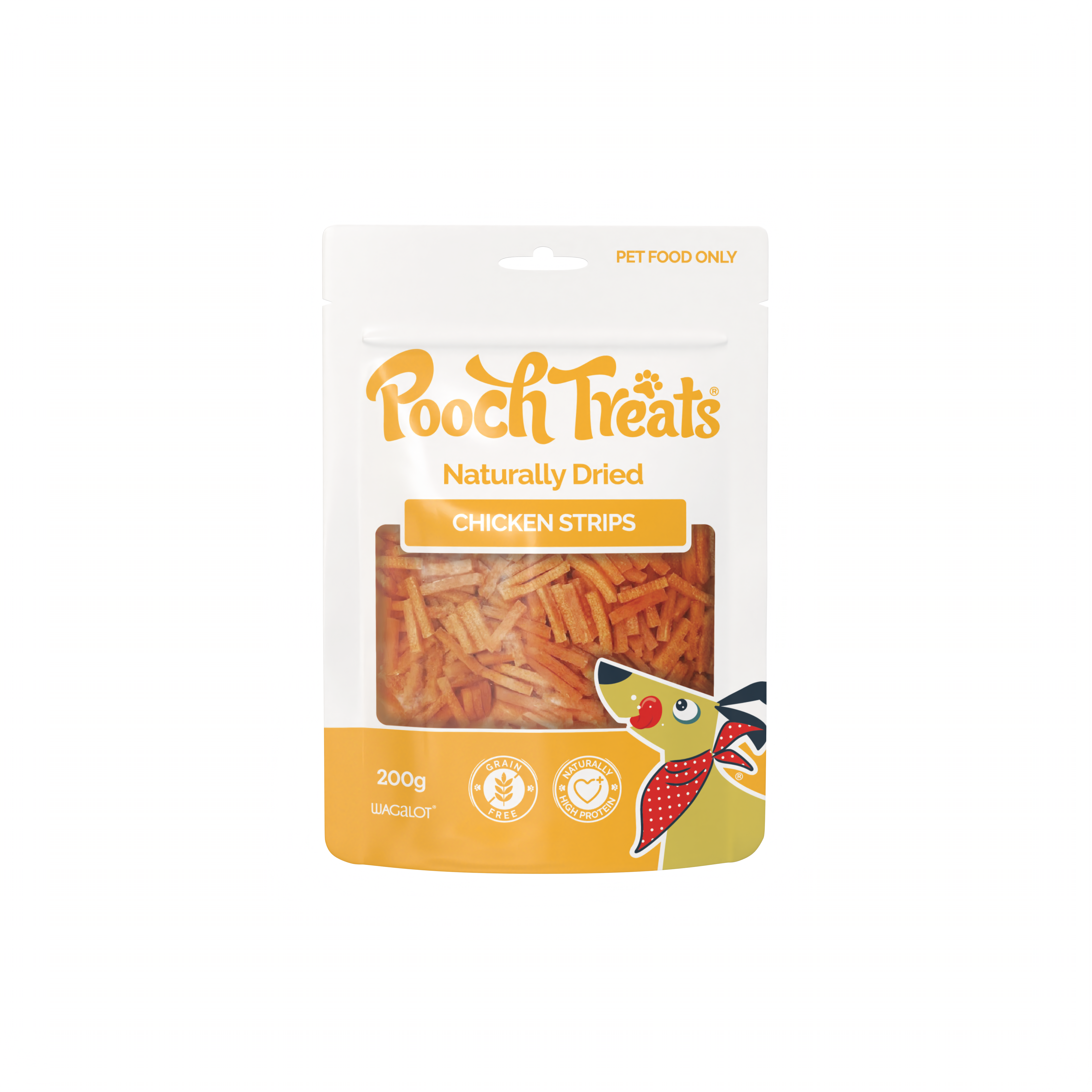 Pooch Treats Chicken Breast Strips 200g