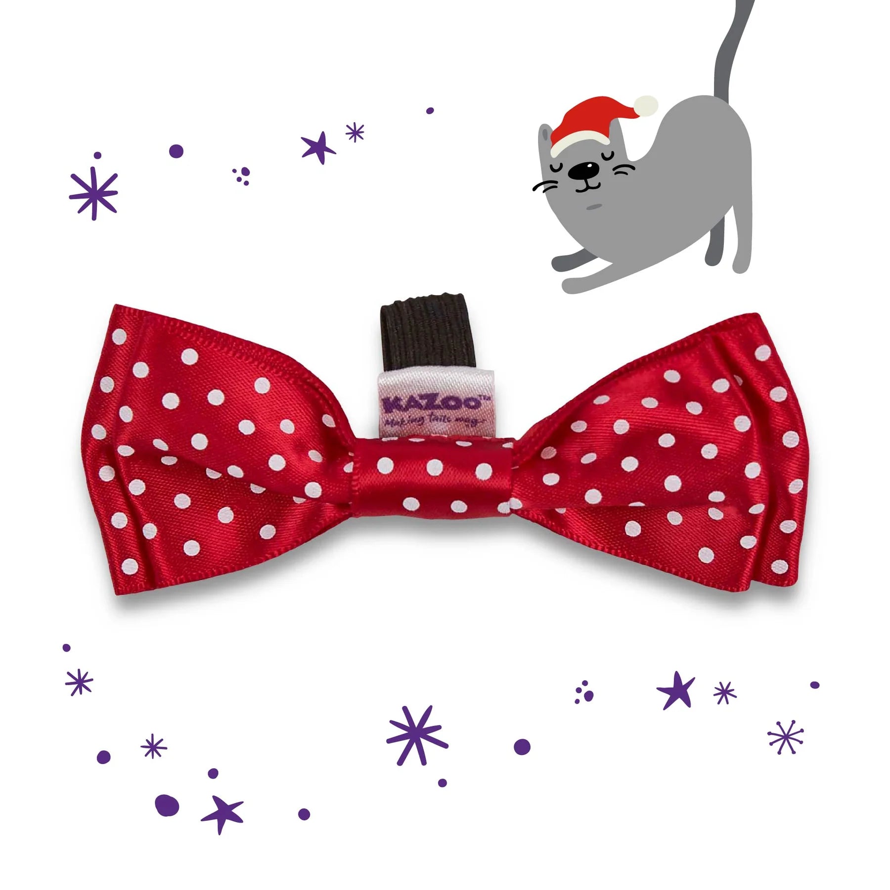 Christmas Bow Ties - Red - Small