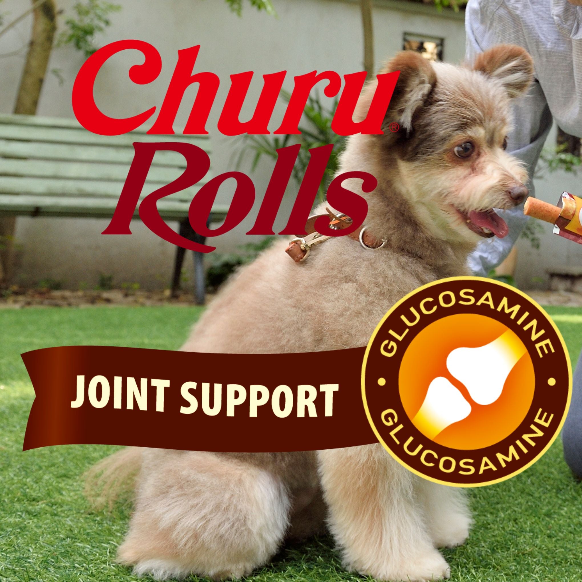 INABA Dog Churu Rolls Joint Support Chcken Cheese 30g
