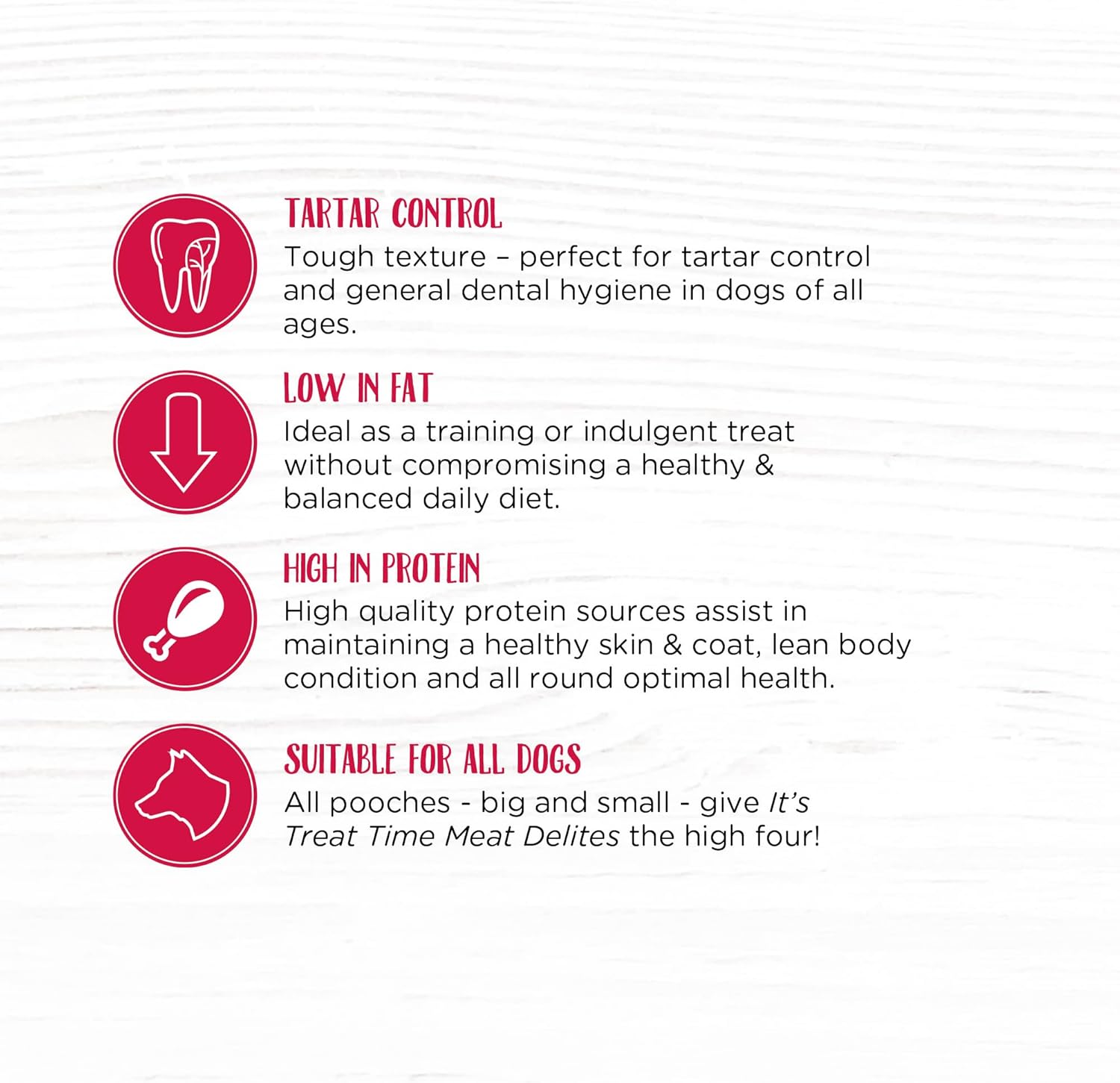 It's Treat Time Dog Chicken Rawhide Twist