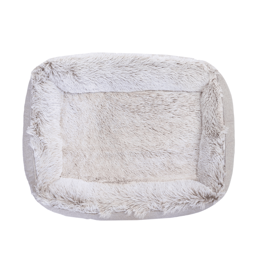 Dog Lounger Ortho Aspen Faux Fur Small