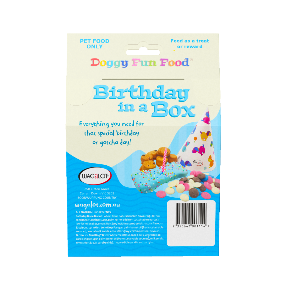 Doggy Fun Food Birthday Box