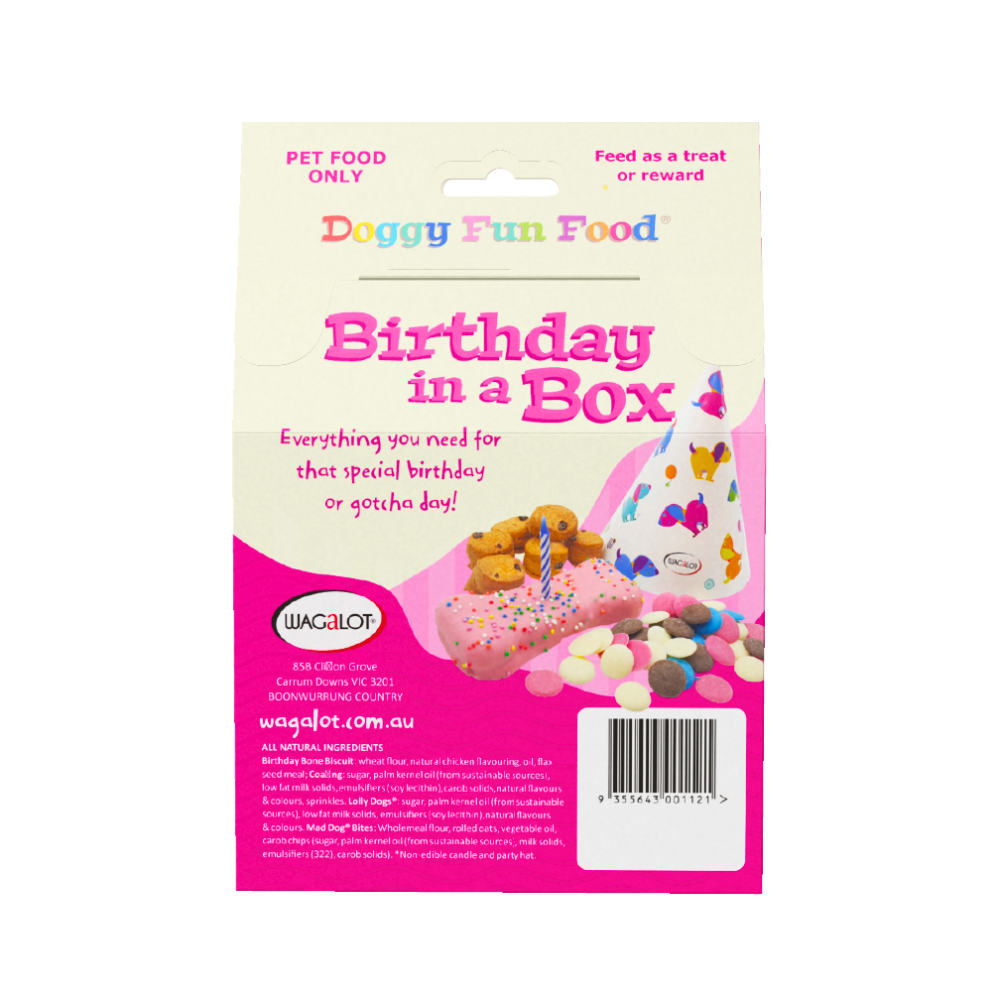 Doggy Fun Food Birthday Box