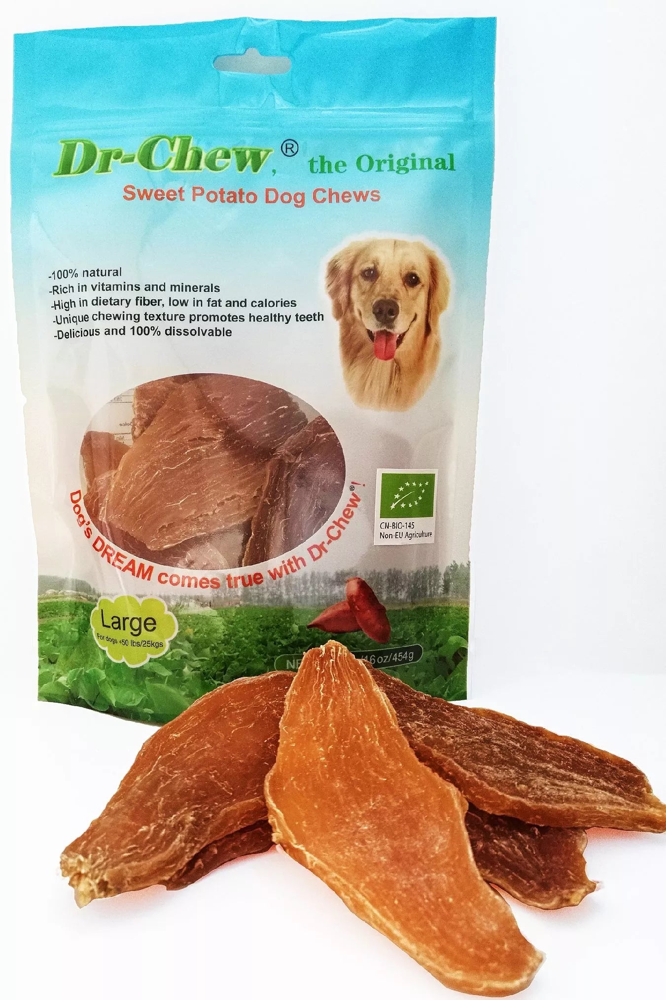 Dr Chews Dog Treat Large 454g